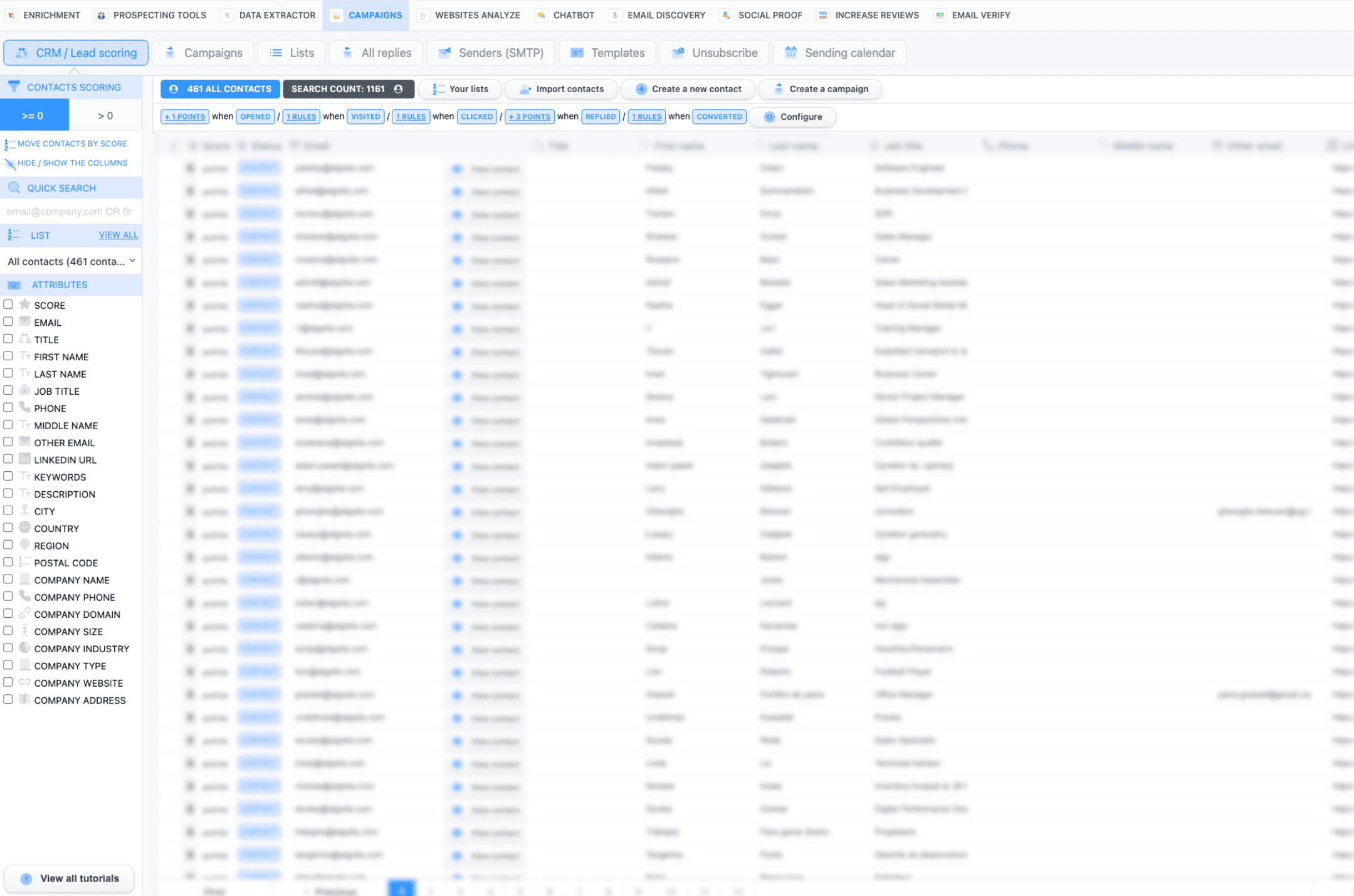 Email Sequences Demo