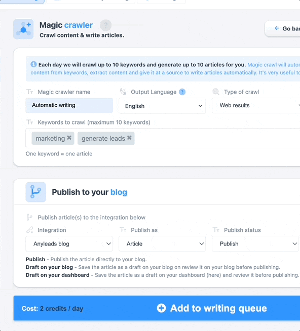 AI SEO Content Generator Demo